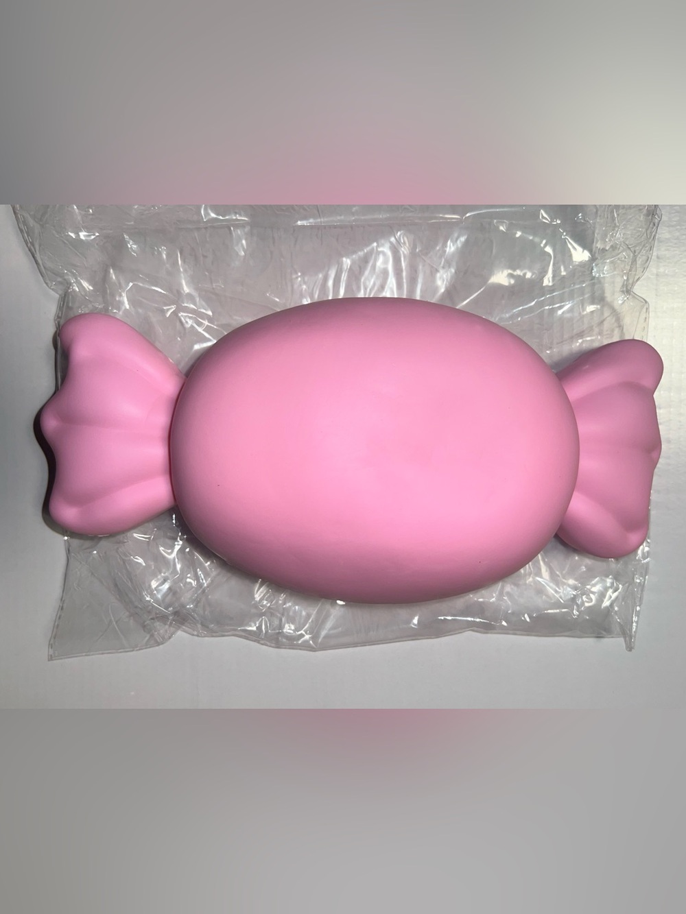 New Jumbo Pink Wrapped Candy Squishy